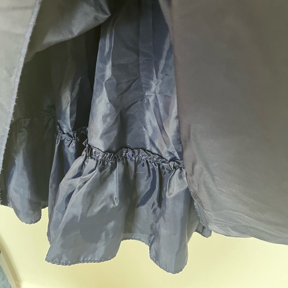 Polo Ralph Lauren Girl’s Navy Short Sleeve Dress with Taffeta Size L (12-14) - Picture 2 of 6